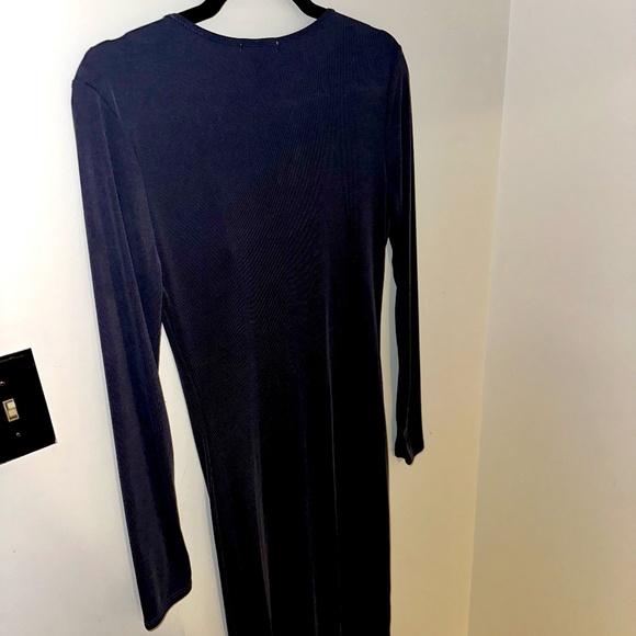 NORDSTROM BP Button Down Ribbed Dress - Blue - Picture 4 of 8